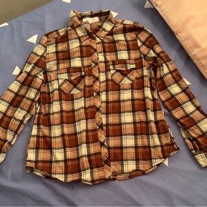 NWT Eden & Olivia Anthropologie Knit Top Shirt Button  size PM